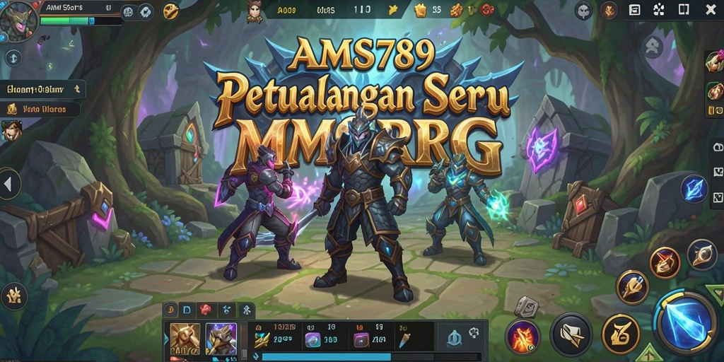 Screenshot gameplay AMS789 menampilkan petualangan seru dalam dunia MMORPG.