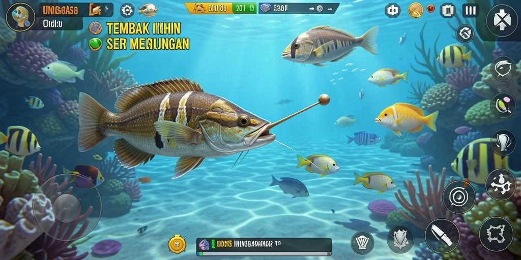 Tampilan gameplay seru DKK yang penuh warna.