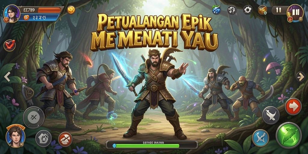 Menampilkan gameplay seru dalam petualangan penuh aksi.