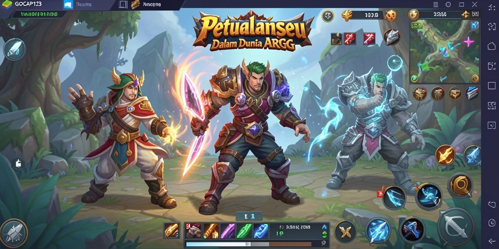 Tangkap momen seru dalam gameplay ARPG GOCAP123.