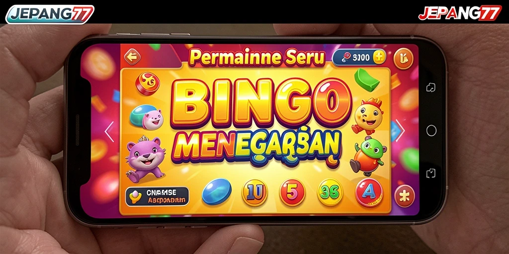 Tampilan gameplay yang menarik dan interaktif dari JEPANG77.