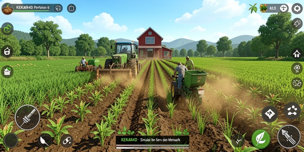Tampilan gameplay seru di dunia pertanian KEKAR4D.