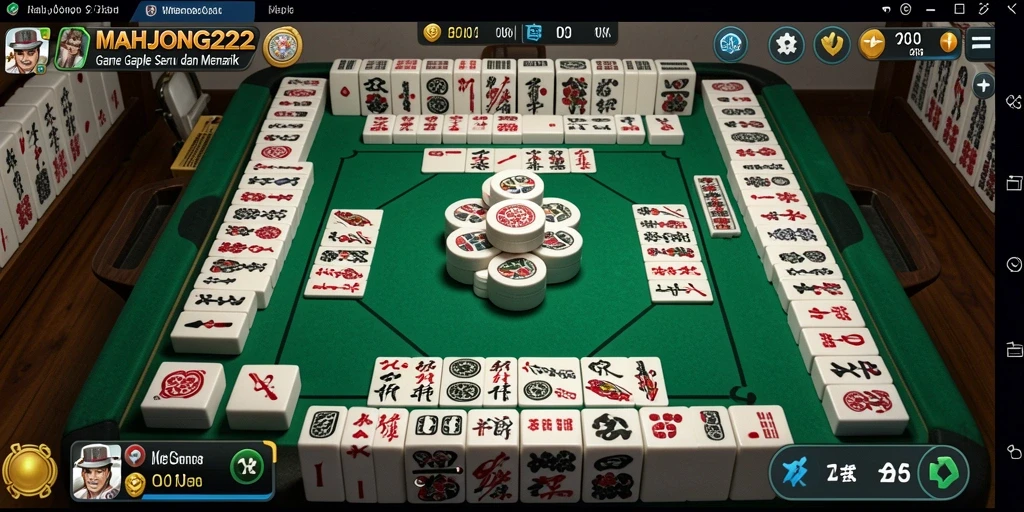 Tampilan permainan Gaple yang menarik di MAHJONG222.