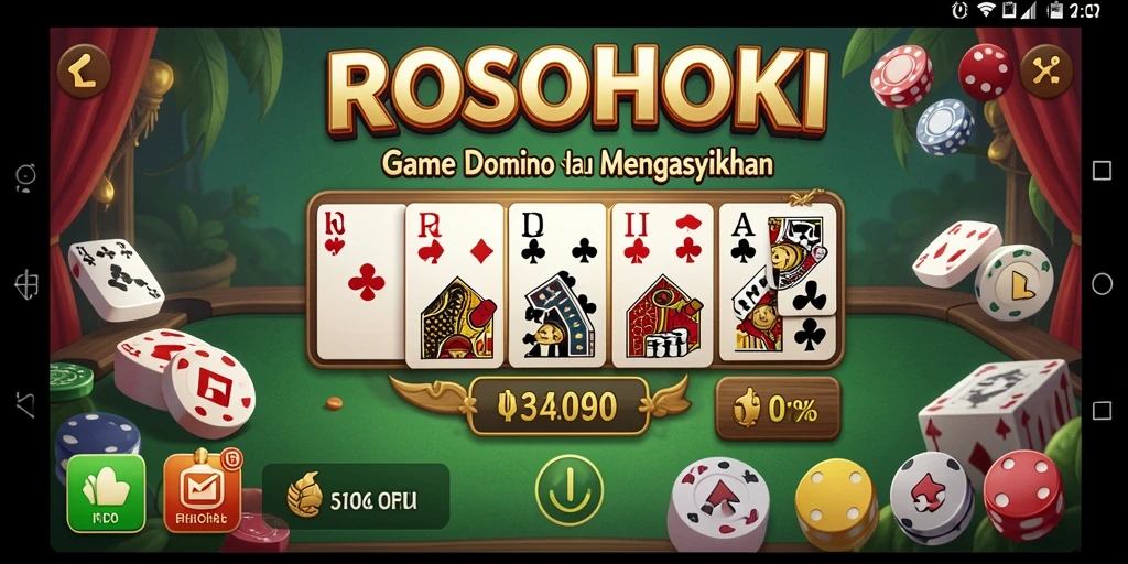 Tampilan gameplay seru dan kompetitif dalam ROSOHOKI.