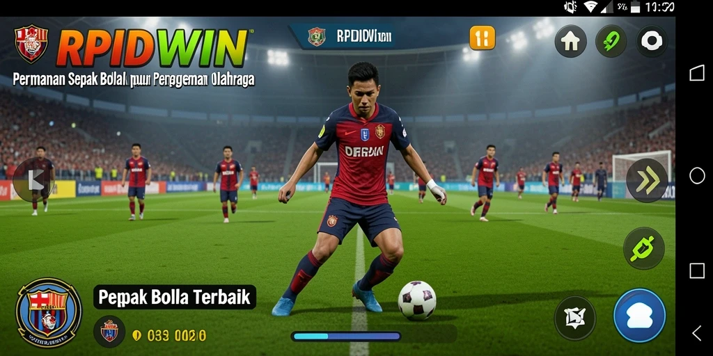 Tangkap momen seru permainan sepak bola di RPIDWIN.