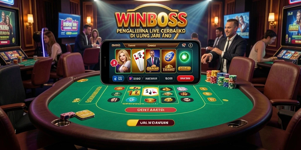 Tampilan gameplay Live Casino yang mendebarkan dan interaktif.
