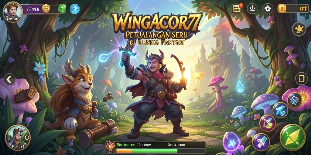 Screenshot gameplay WINGACOR77 menampilkan aksi petualangan yang mendebarkan.